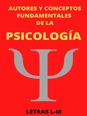 cover image of Autores y Conceptos Fundamentales de la Psicología Letras L-M